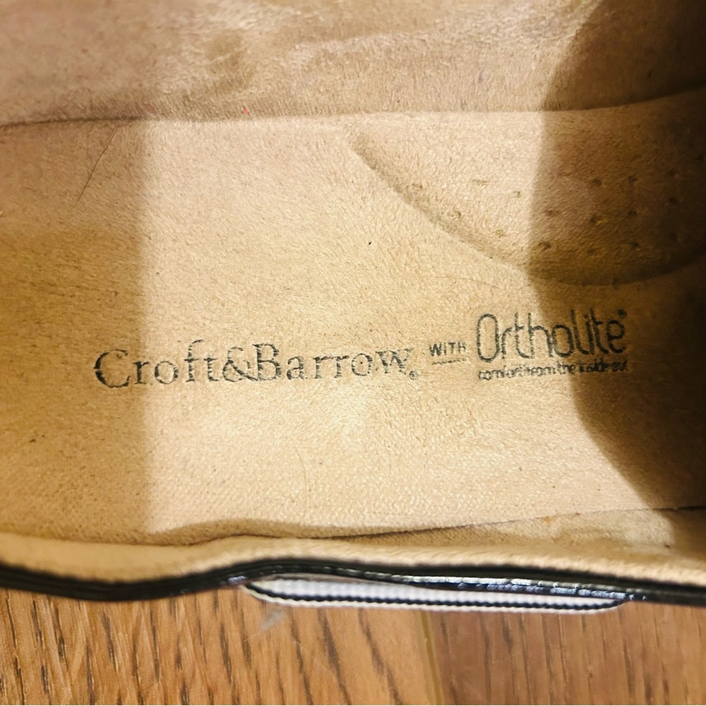 Croft & Barrow Women's Black Moccasins Ortholike size 9.5 - Picture 3 of 7